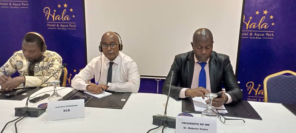 Ato de encerramento da Reunião do Comitê de Coordenação Nacional para a Recolha e Gestão de Dados Migratórios, local Bissau, Hotel Hala de 22 a 24 de Maiô de 2023.